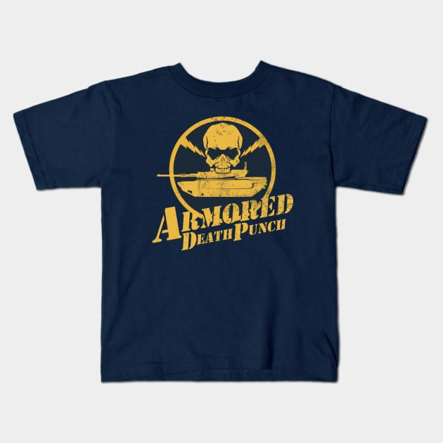 M1 Abrams - Armored Death Punch (distressed) Kids T-Shirt by TCP